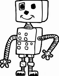 Image result for Cute Robot Coloring Book