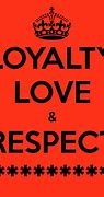 Image result for Love Loyalty Respect Number