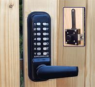 Image result for Privacy Fence Gate Locks