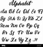 Image result for Lettering Alphabet