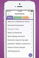 Image result for OneNote iPhone
