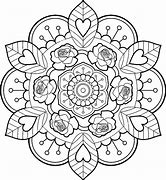 Image result for Mandala Blume Ausmalbild