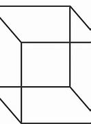 Image result for Necker Cube Optical Illusion