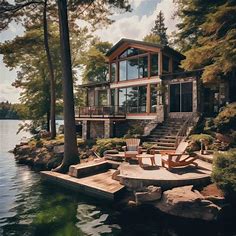 Lake House Aesthetic Summer in 2023 | Dream house exterior, Lake house, Dream house plans