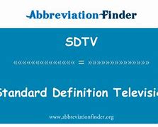 Image result for Sdtv Meaning