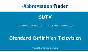 Image result for Sdtv Definition
