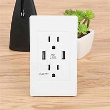 Image result for Wall Outlet with USB Charger