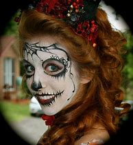 Image result for Black and White Skull Face Paint