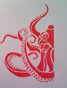 Image result for Octopus Head Stencil