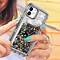 Image result for Clear Glitter Case On Black Phone