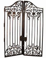 Image result for Wrought Iron French Gate