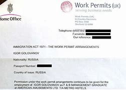 Image result for UK Work Permit