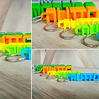 Image result for Text Keychains