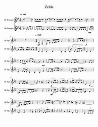 Image result for Legend of Zelda Trumpet Sheet Music