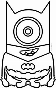 Image result for Minion Batman Colouring in Pages