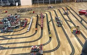Image result for LEGO Train Layout 4X8