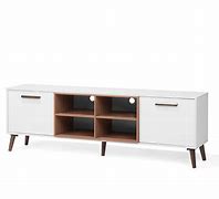 Image result for Long Low TV Stand White