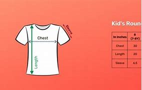 Image result for Child T-Shirt Sizes