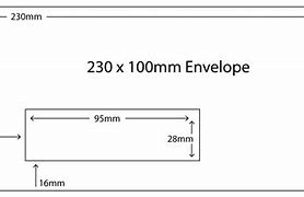 Image result for Standard 10 Envelope Size