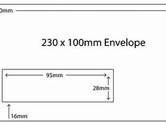 Image result for Standard Window Envelope Sizes