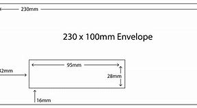 Image result for Window Envelopes Size by Cm