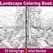 Image result for Landscape Coloring Pages