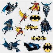 Image result for Kids Cartoon Batman Stickers Kawaii