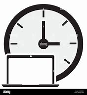 Image result for Image of Clock Clip in Laptop