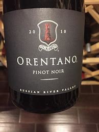 Image result for Orentano Pinot Noir