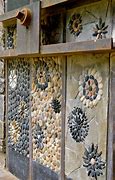 Image result for Mosaic Pebble Wall