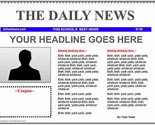 Image result for Example of Newspaper