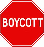 Image result for Boycott Symbol