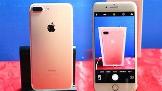 Image result for iPhone 7 Plus Matte Black vs Rose Gold