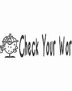 Image result for Check Your Work Cute Clip Art