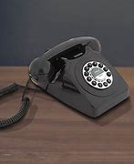 Image result for Old Fashion Black Corded Phones
