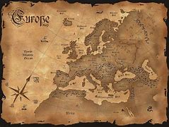 Image result for Vintage Europe Map