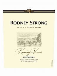 Image result for Rodney Strong Zinfandel Sonoma County