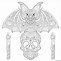 Image result for Scary Bat Coloring Pages