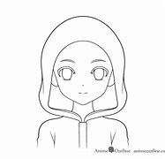 Image result for Anime Hoodie Drawing