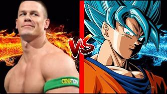 Image result for Goku vs John Cena