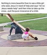Image result for Girl Holding Cross Meme