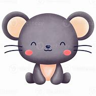 Image result for Cute Mouse Watercolor Transparent Cartoon