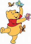 Image result for Winnie the Pooh with Butterfly On Nose Images Free Printable