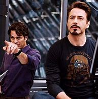 Image result for Bruce Banner and Tony Stark