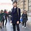 Image result for Navy Blue Pea Coat Men