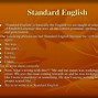 Image result for Stnderd English