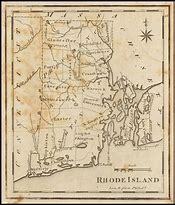 Image result for Rhode Island Colony Map 1636 with Big Cities and Bodies of Water