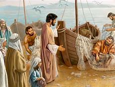 Image result for Jesus Calls Peter and Andrew