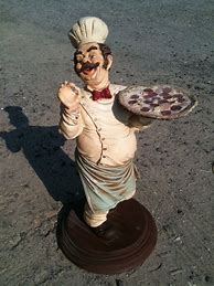 Image result for Pizza Chef Statue
