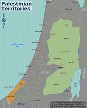 Image result for Palestinian West Bank Map